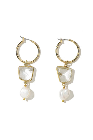 VANESSA MOONEY | The Celena Earrings - Pearl